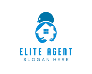 Human Real Estate Agent logo design