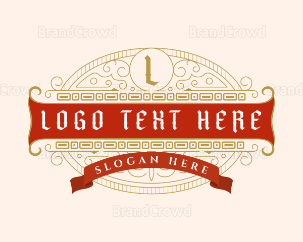 Royal Elegant Ornament Logo