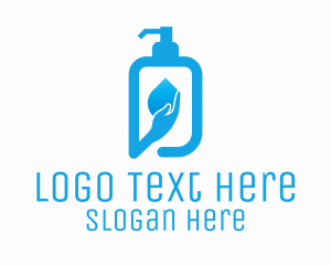 Sanitation - Hand Soap Sanitizer logo design
