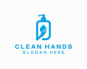 Hand Soap Sanitizer  logo design