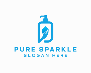 Cleanliness - Hand Soap Sanitizer logo design