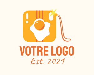 Vlogger - Egg Photo Studio logo design