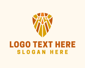 Tribal Mosaic Shield Logo
