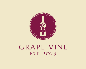 Grape - Grape Wine Booze logo design