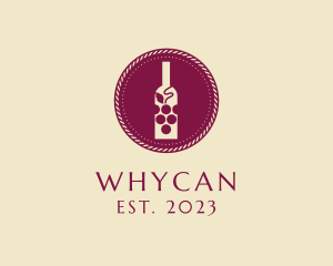 Winemaker - Grape Wine Booze logo design