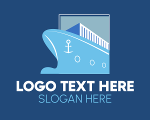 Ship - Nautical Shipping Company logo design