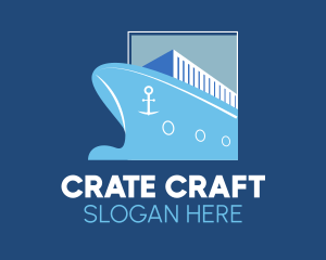 Crate - Nautical Shipping Company logo design