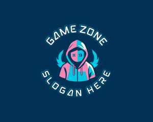 Gaming Hoodie Streamer logo design