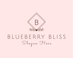 Simple Branch Ornament logo design