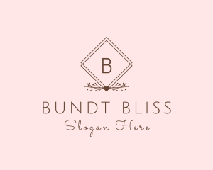 Simple Branch Ornament logo design