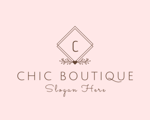 Chic - Simple Branch Ornament logo design