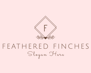 Simple Branch Ornament logo design