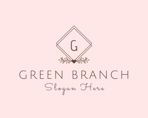 Branch - Simple Branch Ornament logo design