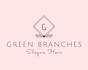 Branches - Simple Branch Ornament logo design