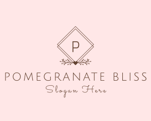 Simple Branch Ornament logo design