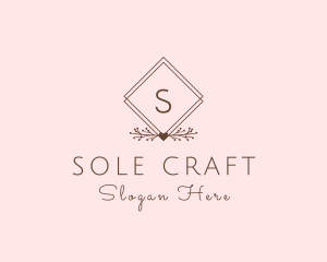 Simple Branch Ornament logo design