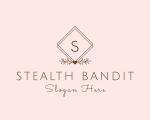 Simple Branch Ornament logo design