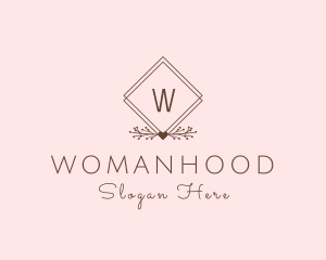 Simple Branch Ornament logo design