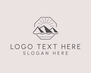 Minimalist - Outdoor Mountain Trekking logo design