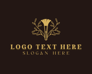 Styling - Makeup Styling Brush logo design