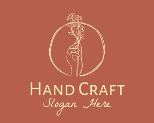 Hand - Minimalist Florist Hand logo design