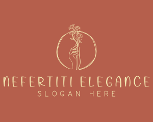 Nature Florist Hand  logo design