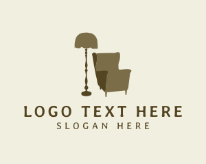 Sofa - Home Furniture Decor logo design