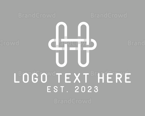 Modern Basket Weave Logo