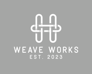 Weave - Modern Basket Weave logo design