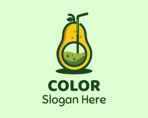 Healthy Avocado Drink Logo