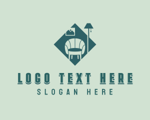 Accent Chair - Vanity Chair Furnishing logo design