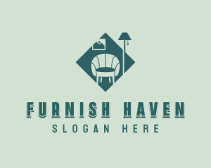 Vanity Chair Furnishing logo design