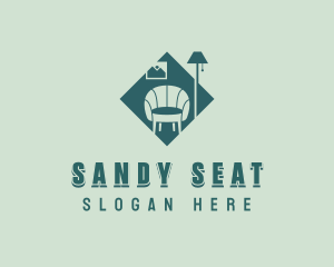 Vanity Chair Furnishing logo design