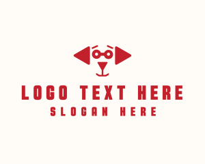 Veterinarian - Media Red Dog logo design