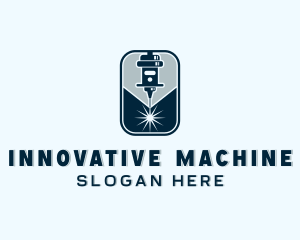 Machine - Laser Cutting Machine logo design