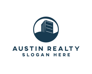 Construction Building Realty logo design