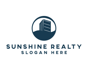 Construction Building Realty logo design