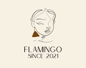 Oculist - Fashion Woman Earring logo design
