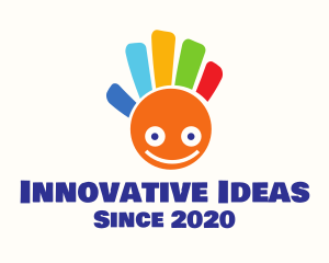 Creativity - Colorful Happy Hand logo design