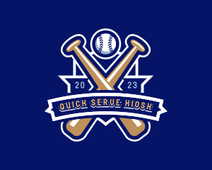 Baseball Varsity Sports logo design