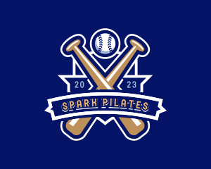 Mlb - Baseball Varsity Sports logo design