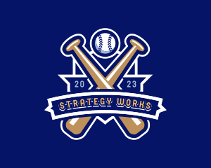 Baseball Varsity Sports logo design