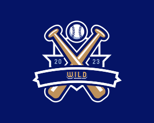 Ball - Baseball Varsity Sports logo design