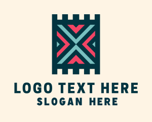 Ethnic Carpet Pattern Logo