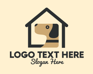 Mutt - Dog Profile House logo design