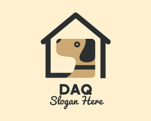 Dog House - Dog Profile House logo design