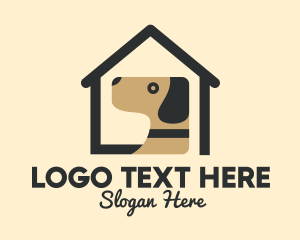Profile - Dog Profile House logo design