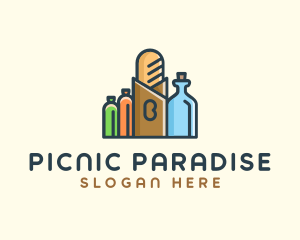 Picnic - Grocery Items Beverages logo design