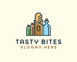 Delicatessen - Grocery Items Beverages logo design