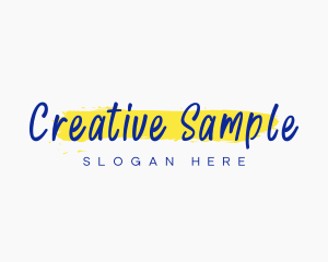 Handwritten Creative Brand logo design